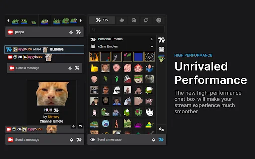 7TV: Melhore o Chat da Twitch e YouTube – Download Gratuito - Screenshot 1