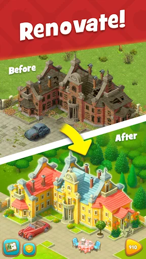 Baixar Gardenscapes – O Melhor Jogo de Puzzle e Decoração - Screenshot 5