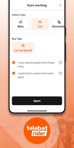 Baixar Talabat Rider APK – Entregue Mais e Ganhe Dinheiro Agora - Screenshot 3