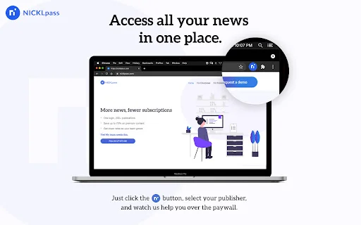 NICKLpass: Acesse Notícias Premium com Economia e Facilidade - Screenshot 1