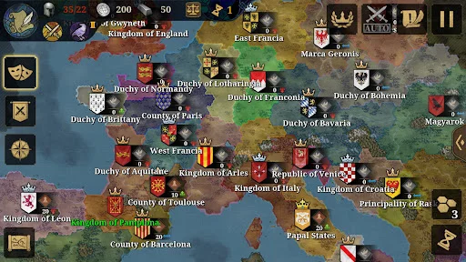 European War 7: Medieval – Estratégia Épica em Português - Screenshot 1