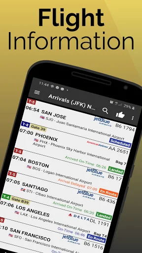 Baixar Baltimore Airport BWI: Informações de Voo em Tempo Real - Screenshot 1